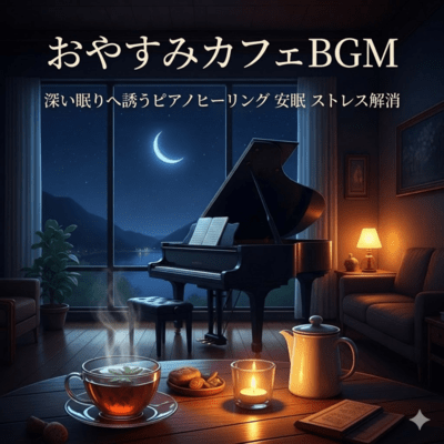 Sleepy Cafe BGM Piano Healing for Deep Sleep and Stress Relief