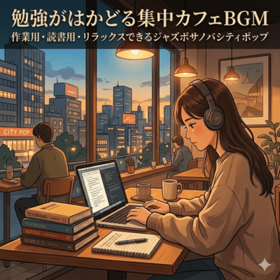 Study Focus Cafe BGM - Jazz, Bossa Nova & City Pop